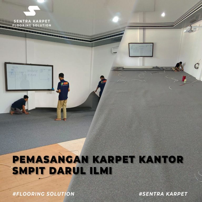PEMASANGAN KARPET BANDUNG DI SMPIT DARUL ILMI LAMPUNG