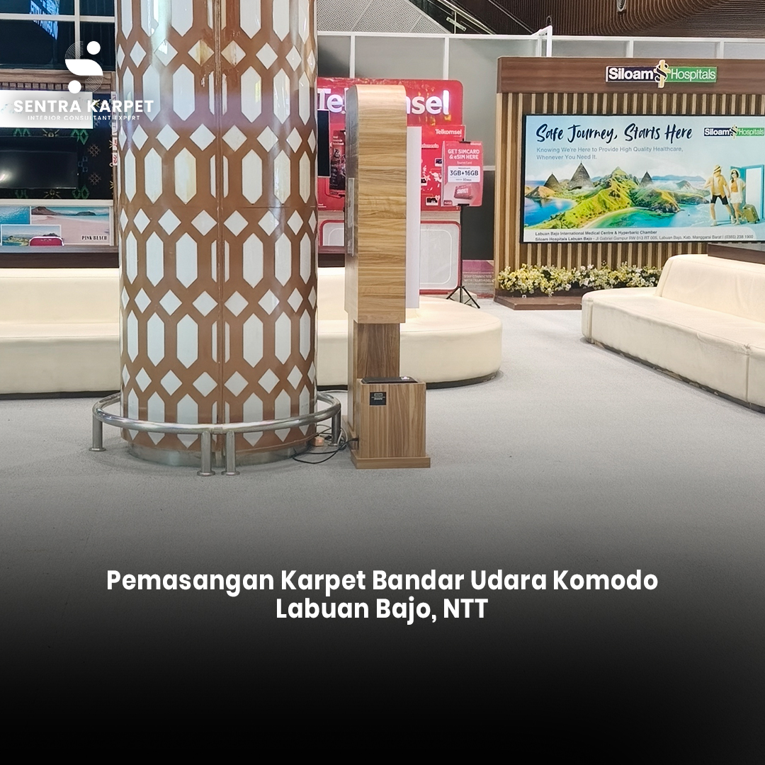 Pemasangan Karpet Bandar Udara Komodo, Labuan Bajo